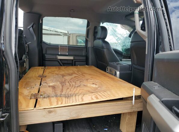1FT7W2BT9JEB16060 2018 FORD F250 Black Widok tylnych siedzeń