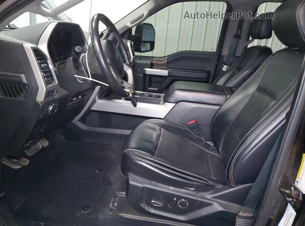 1FT7W2BT9KEE72221 2019 FORD F250 Black Widok wnętrza z przodu
