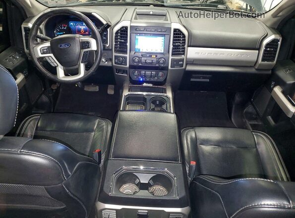 1FT7W2BT9KEE72221 2019 FORD F250 Black Widok deski rozdzielczej