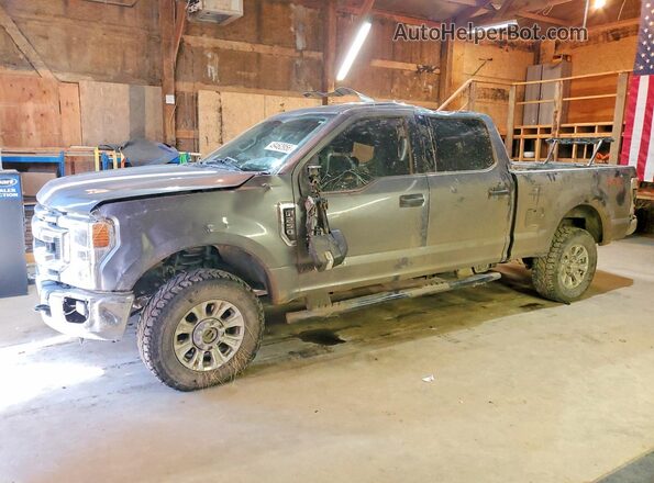 1FT7W2BT9MEC90649 2021 FORD F250 Gray წინა მარცხენა ხედი სამი მეოთხედიდან