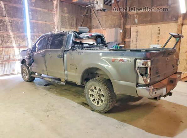 1FT7W2BT9MEC90649 2021 FORD F250 Gray უკანა მარცხენა
