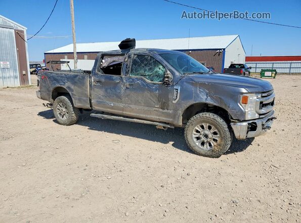1FT7W2BT9MEC90649 2021 FORD F250 Gray წინა მარჯვენა
