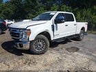 2021 Ford F-250 Lariat White vin: 1FT7W2BT9MED54236