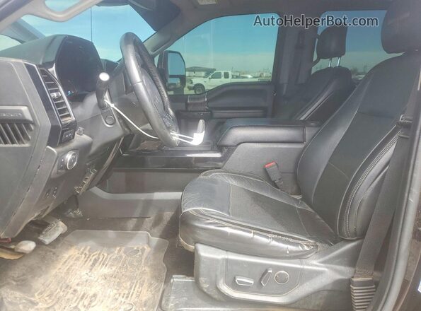 1FT7W2BTXKEC16542 2019 FORD F250 Brown Widok wnętrza z przodu