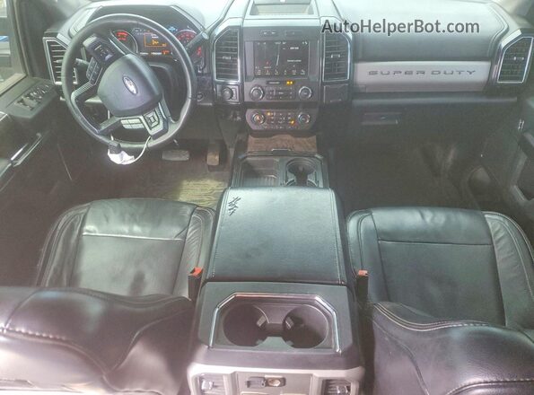 1FT7W2BTXKEC16542 2019 FORD F250 Brown Widok deski rozdzielczej