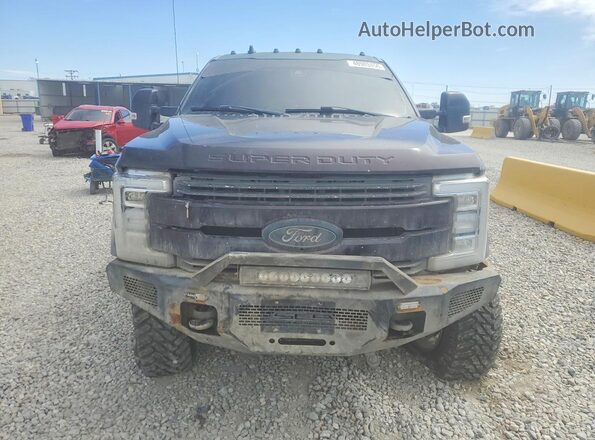 1FT7W2BTXKEC16542 2019 FORD F250 Brown Widok z przodu