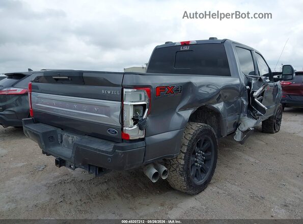 1FT7W2BTXMEC89171 2021 FORD F-250 Серый Задняя правая четверть