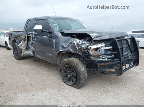 1FT7W2BTXMEC89171 2021 FORD F-250 Серый Передняя правая четверть