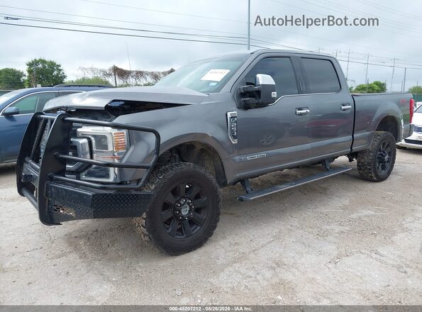 1FT7W2BTXMEC89171 2021 FORD F-250 Серый Передняя левая четверть