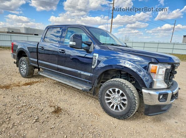 1FT7W2BTXMED79436 2021 FORD F250 Синий Передняя правая четверть