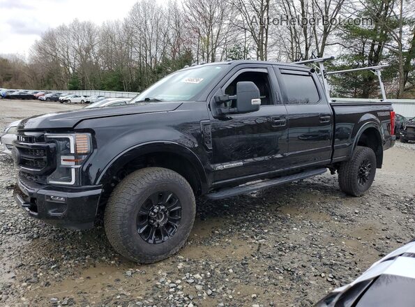 1FT7W3BT2NEF17414 2022 FORD F350 Черный Передняя левая четверть