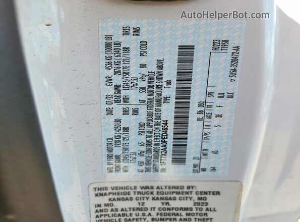 1FT7X2AA0PED46544 2023 FORD F250 Белый Вид подкапотного пространства
