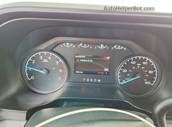 1FT7X2BAXREC11914 2024 FORD F250 White Instrument cluster view