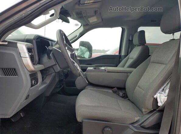 1FT8W2BA1SED66509 2025 FORD F250 Gray Widok wnętrza z przodu