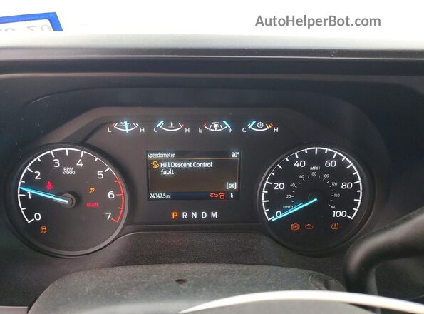 1FT8W2BA1SED66509 2025 FORD F250 Gray Widok zestawu wskaźników