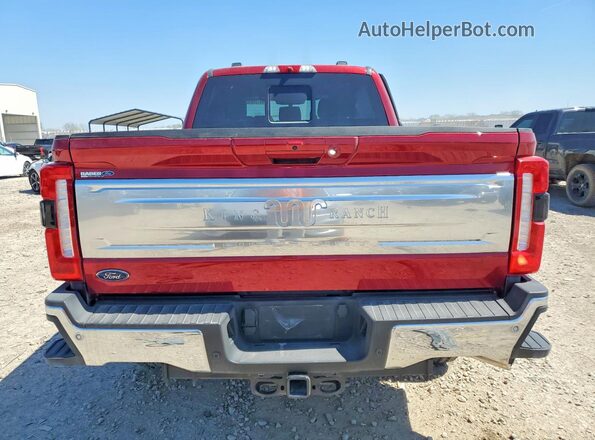 1FT8W2BN9TED02755 2026 FORD F250 Красный Вид сзади