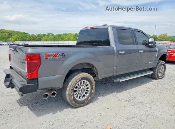 1FT8W2BT1NEF96282 2022 FORD F250 Gray Задня права чверть