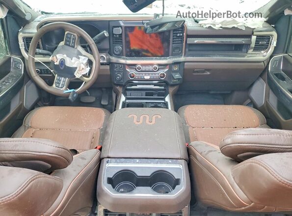 1FT8W2BT4SEE08656 2025 FORD F250 Синий Вид панели приборов
