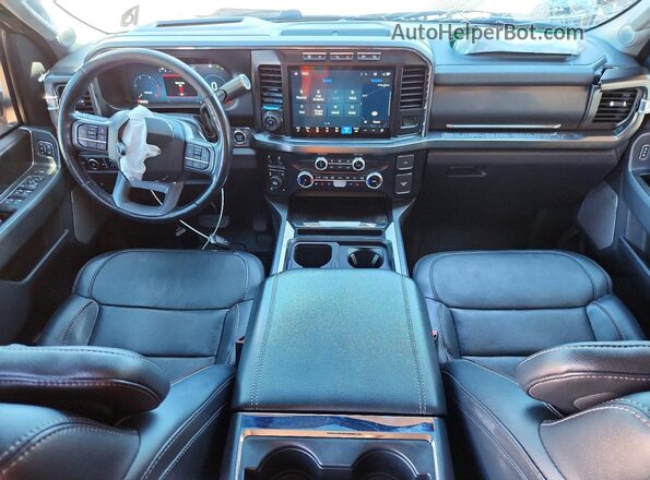 1FT8W2BT5PED70734 2023 FORD F250 Gray Vista del salpicadero