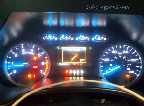 1FT8W3BN1LEE19705 2020 FORD F350 Blue Вид щитка приладів