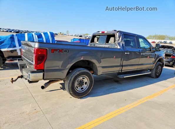 1FT8W3BN1NEC43189 2022 FORD F350 Gray Trasero derecho
