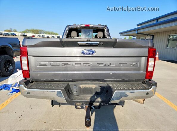 1FT8W3BN1NEC43189 2022 FORD F350 Gray Vista trasera