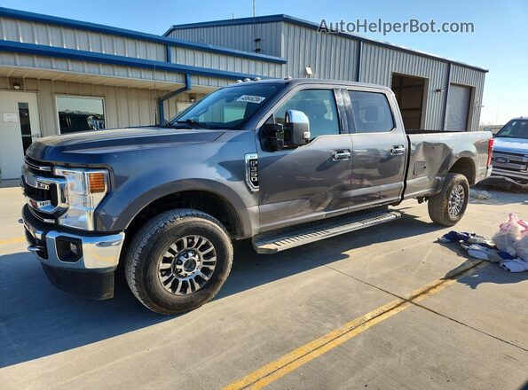 1FT8W3BN1NEC43189 2022 FORD F350 Gray Vista tres cuartos delantera izquierda