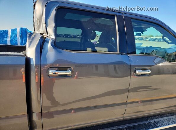 1FT8W3BN1NEC43189 2022 FORD F350 Gray Vista de los asientos traseros