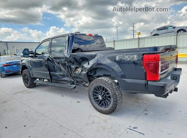 1FT8W3BN5NEE56579 2022 FORD F350 Черный Задняя левая четверть