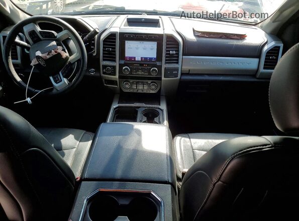 1FT8W3BT0LEC69505 2020 FORD F350 Черный Вид панели приборов