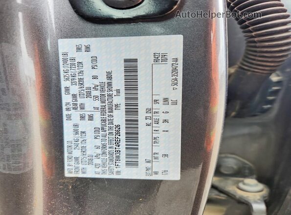 1FT8W3BT4REF26626 2024 FORD F350 Gray Widok komory silnika