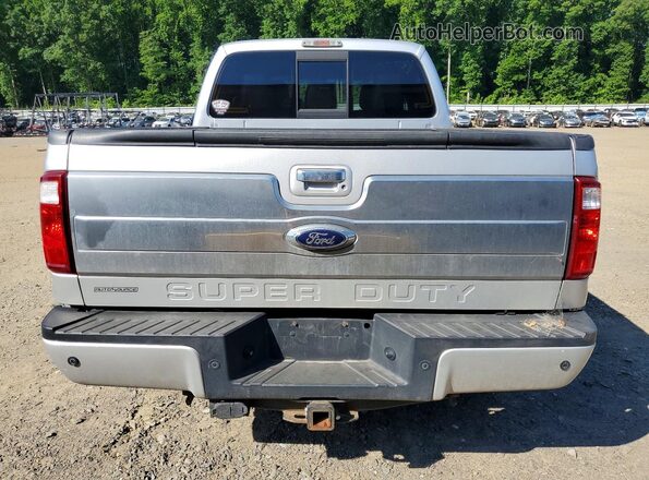 1FT8W3BT5GEB73536 2016 FORD F350 Серебряный Вид сзади