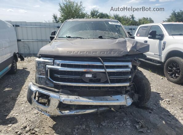 1FT8W3BT6LEC09650 2020 FORD F350 Brown Widok z przodu