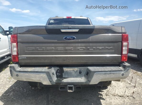 1FT8W3BT6LEC09650 2020 FORD F350 Brown Widok z tyłu