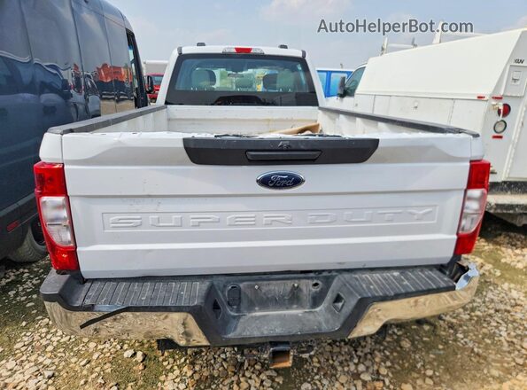 1FT8W3DT3LEE68304 2020 FORD F350 White Widok z tyłu