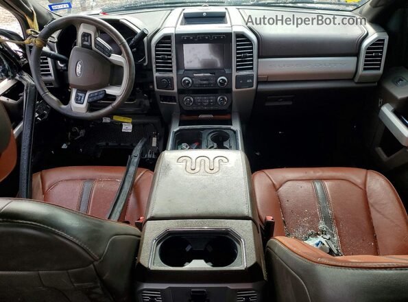 1FT8W3DT4KEE64003 2019 FORD F350 Черный Вид панели приборов