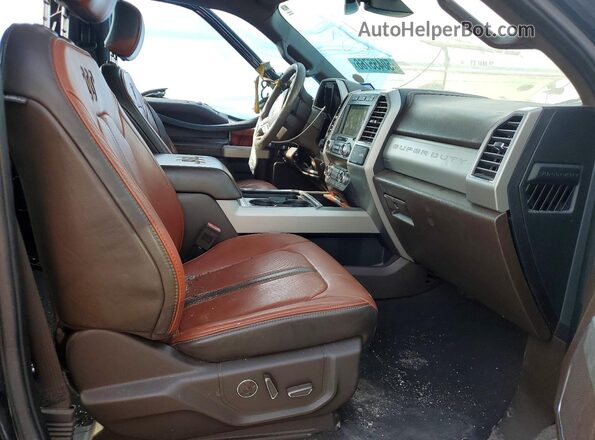 1FT8W3DT4KEE64003 2019 FORD F350 Черный Вид салона спереди