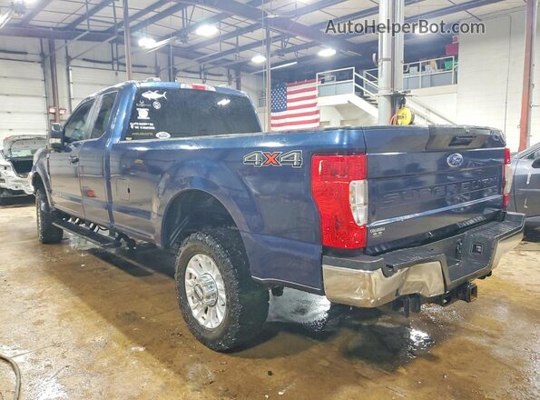 1FT8X3BT3LED43576 2020 FORD F350 Blue Trasero izquierdo