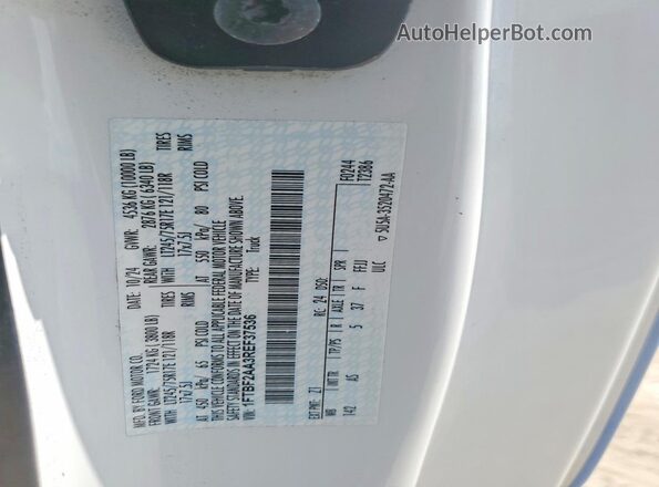 1FTBF2AA3REF37536 2024 FORD F250 Blue Widok komory silnika