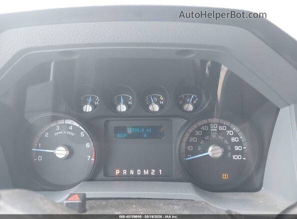1FTBF2B60GEC33443 2016 FORD F-250 White უკანა სავარძლების ხედი