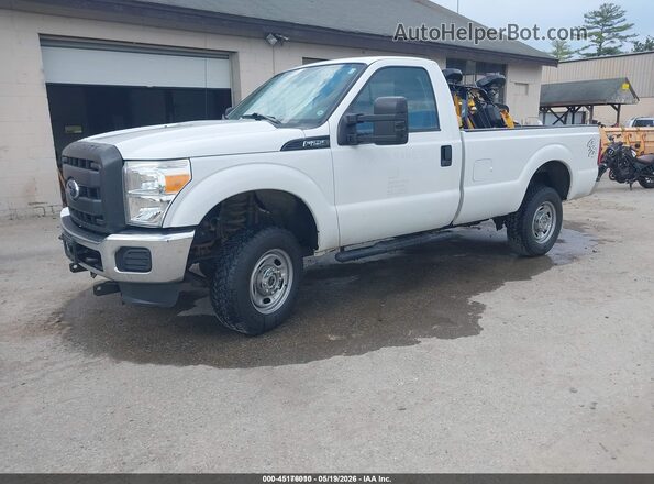 1FTBF2B60GEC33443 2016 FORD F-250 White წინა მარცხენა ხედი სამი მეოთხედიდან