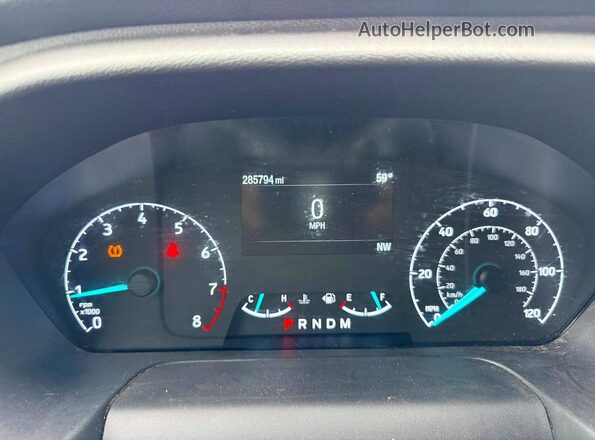 1FTBR1C84LKA03028 2020 FORD TRANSIT Белый Вид панели приборов
