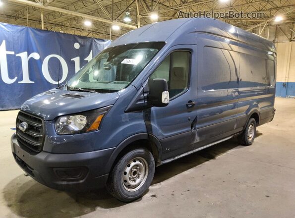 1FTBR3X80LKB33362 2020 FORD TRANSIT Синий Передняя левая четверть