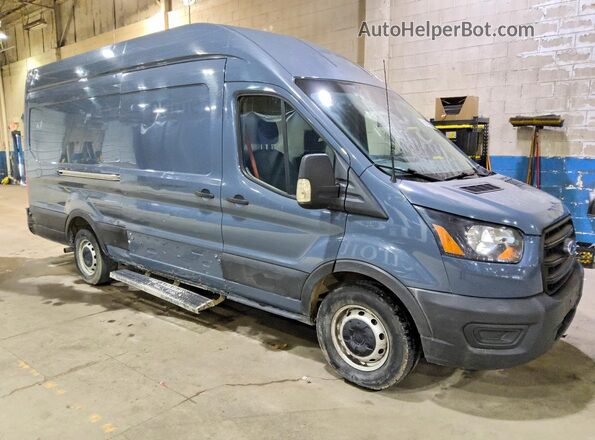 1FTBR3X80LKB33362 2020 FORD TRANSIT Синий Передняя правая четверть