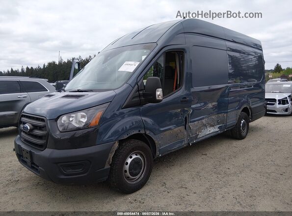 1FTBR3X87LKA28480 2020 FORD TRANSIT-250 Синий Передняя левая четверть