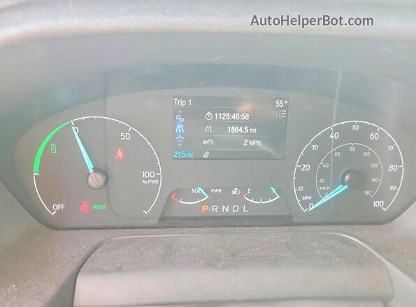 1FTBW1XK7PKA64460 2023 FORD TRANSIT White ხელსაწყოთა პანელის ხედი