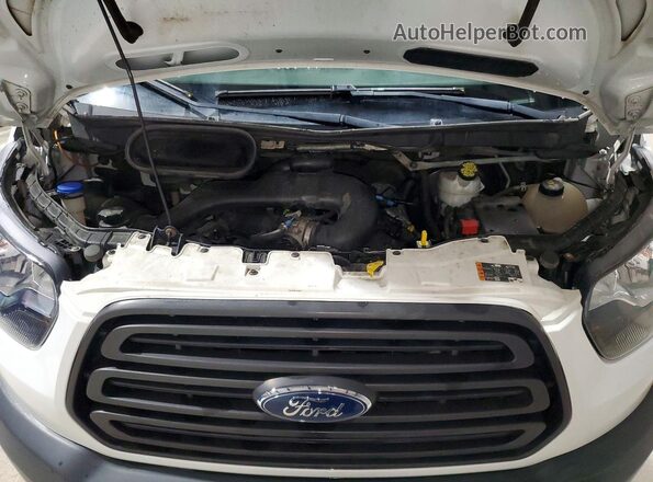 1FTBW2CM2JKB30983 2018 FORD TRANSIT Белый Вид подкапотного пространства