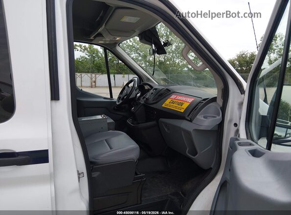 1FTBW2CM2JKB37691 2018 FORD TRANSIT-350 White Widok wnętrza z przodu