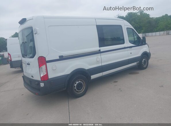 1FTBW2CM2JKB37691 2018 FORD TRANSIT-350 White Tył prawy