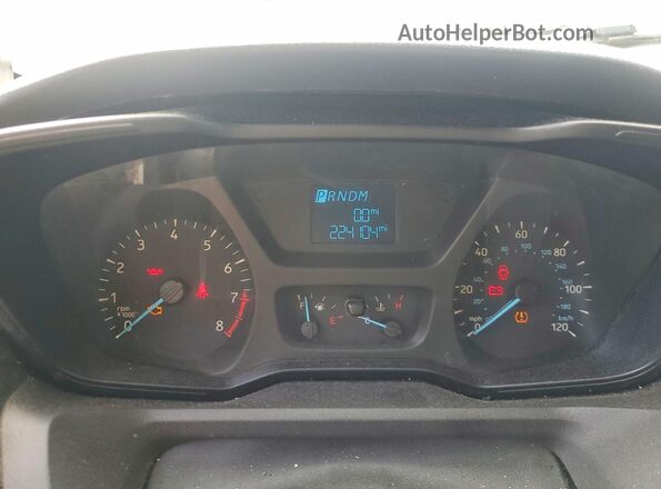 1FTBW2XM3HKB38837 2017 FORD TRANSIT White Widok zestawu wskaźników